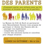 Activité L'Atelier des parents