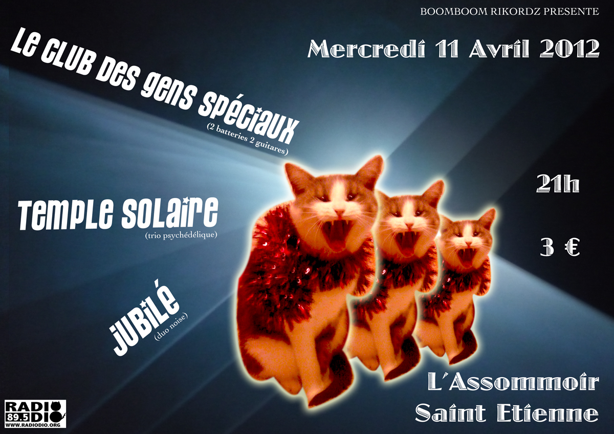 Affiche concert Saint Etienne