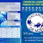 Programme vacances de Noël